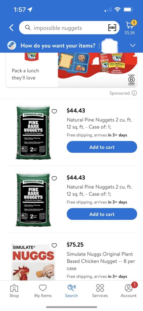 These alternative product suggestions from Walmart are hilarious considering the recall earlier in the year