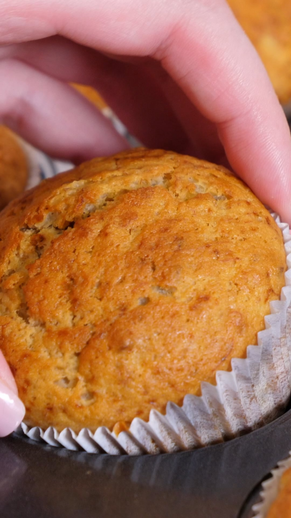 Perfectly Moist Banana Nut Muffins