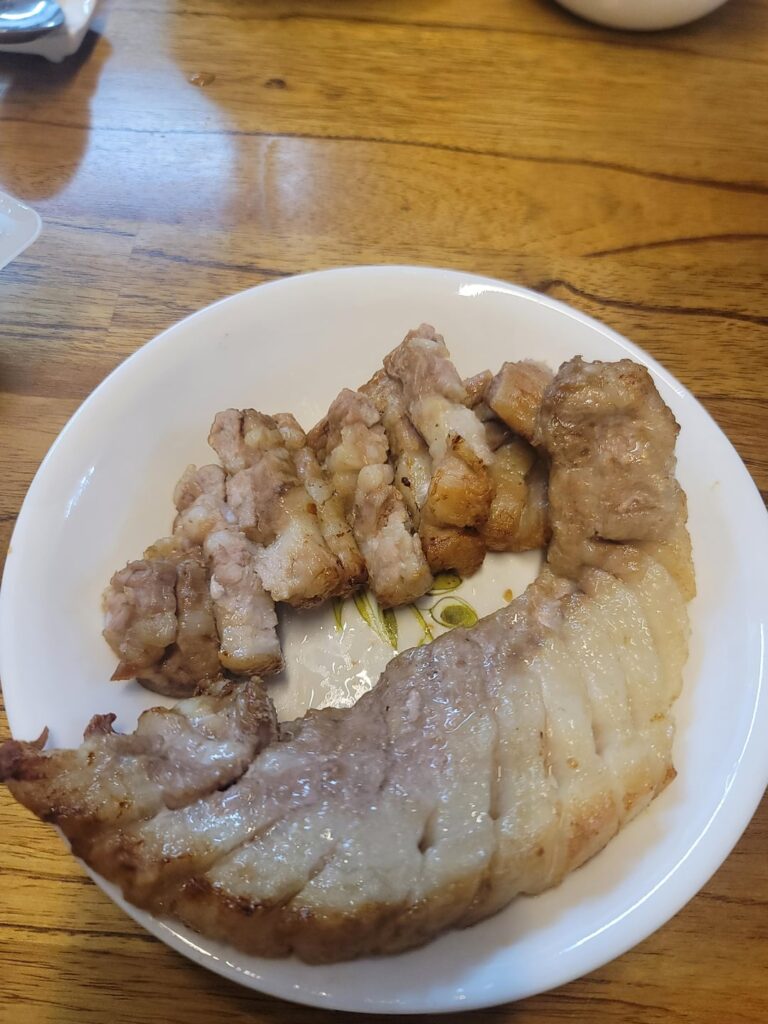 Whats good combination with Samgyeopsal ?