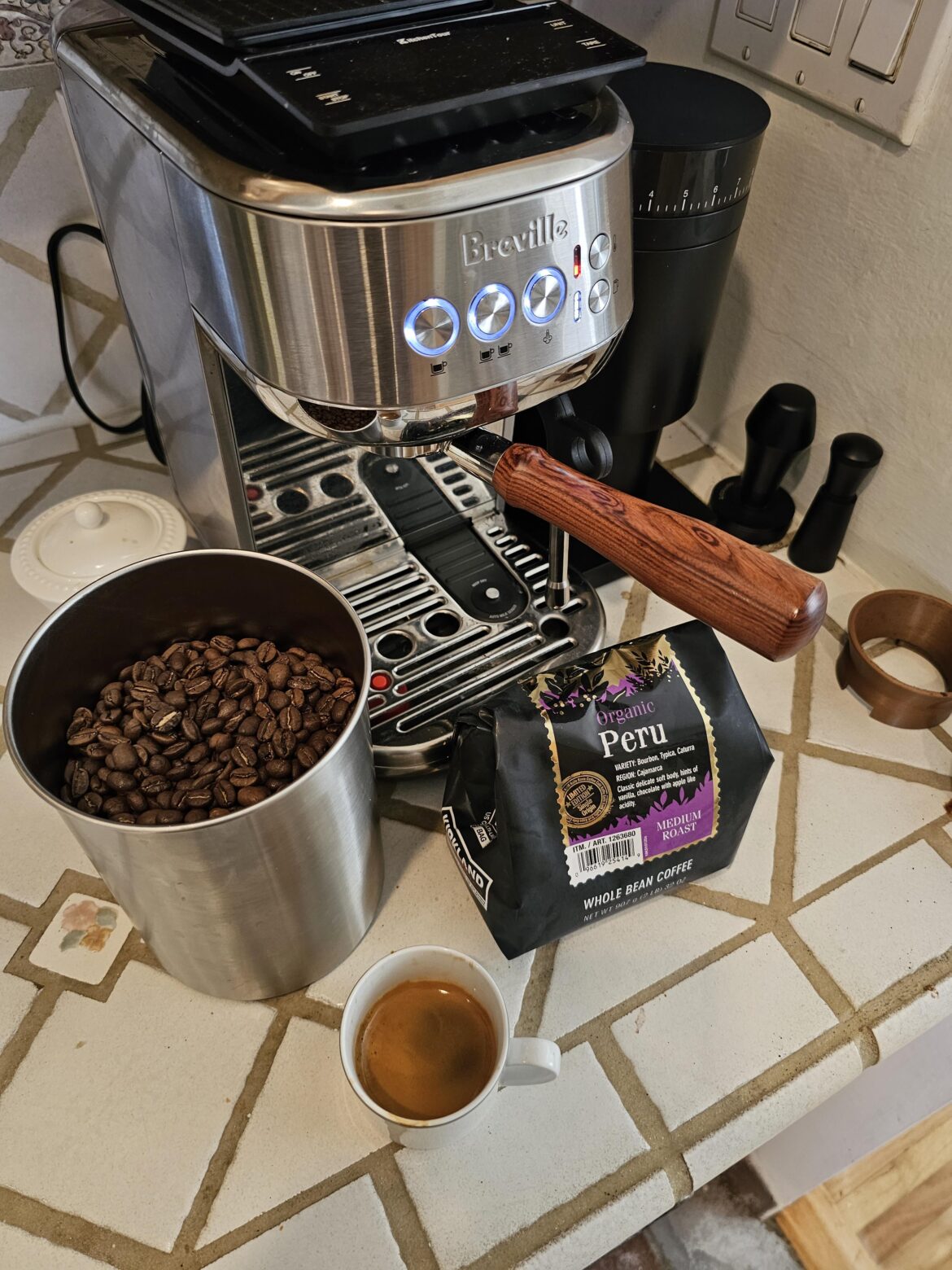 Costco Single Origin Peru in my begginer setup