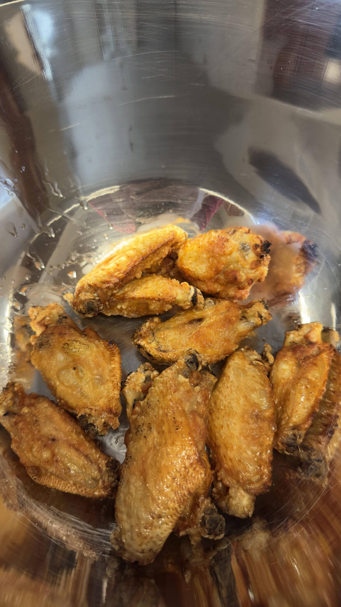 Spicy Garlic Wings and Lemon Pepper Fries