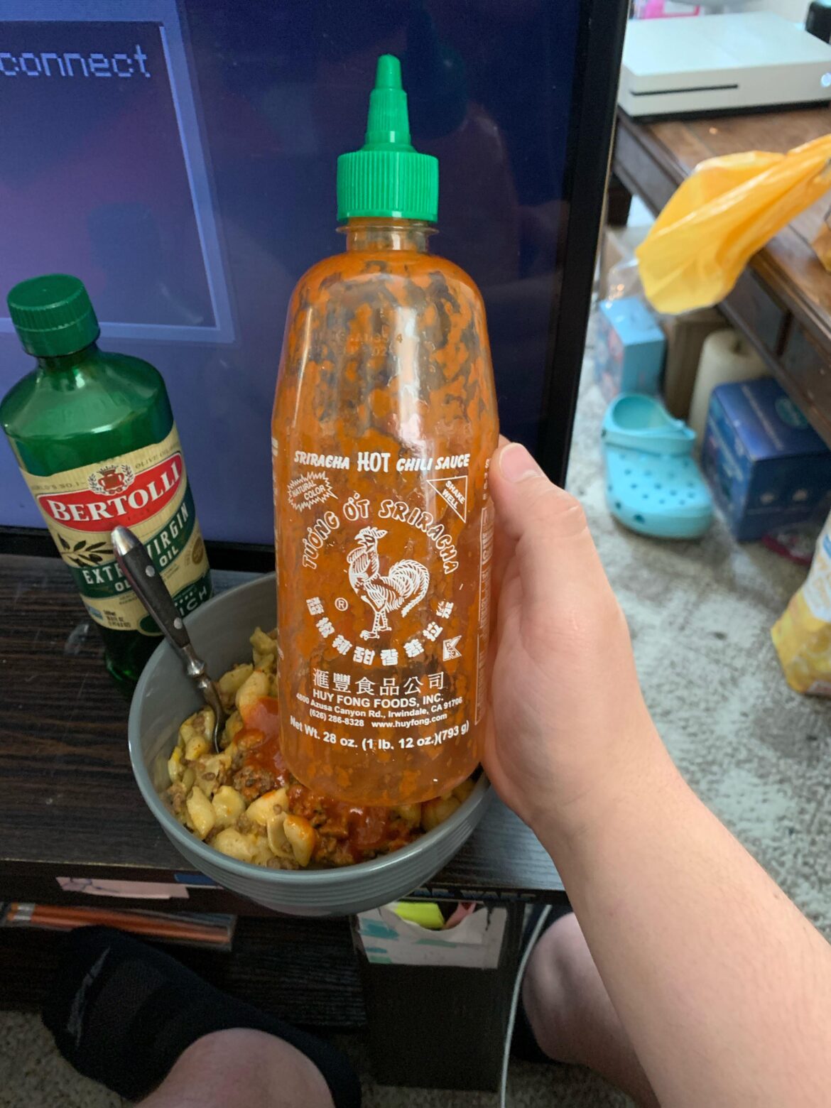 "Farewell, Siracha, king of hot sauces, whose long and faithful friendship those who knew you won't forget."