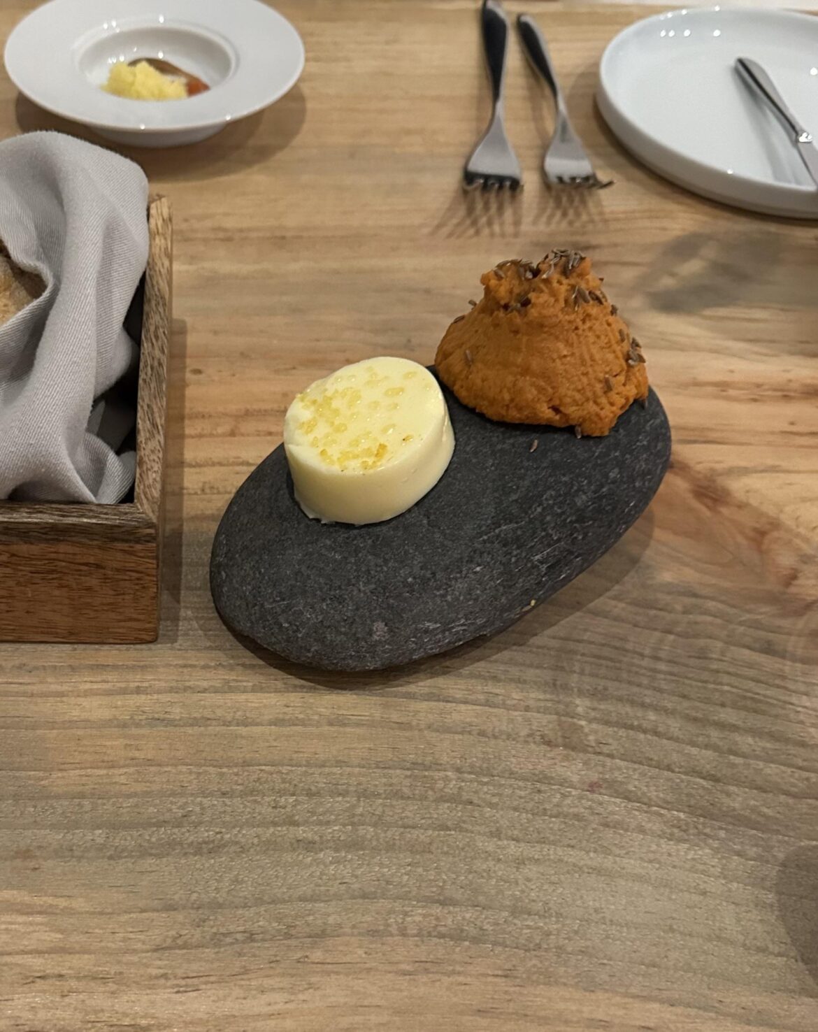 Just wanted some hummus, got this beauty on a rock instead