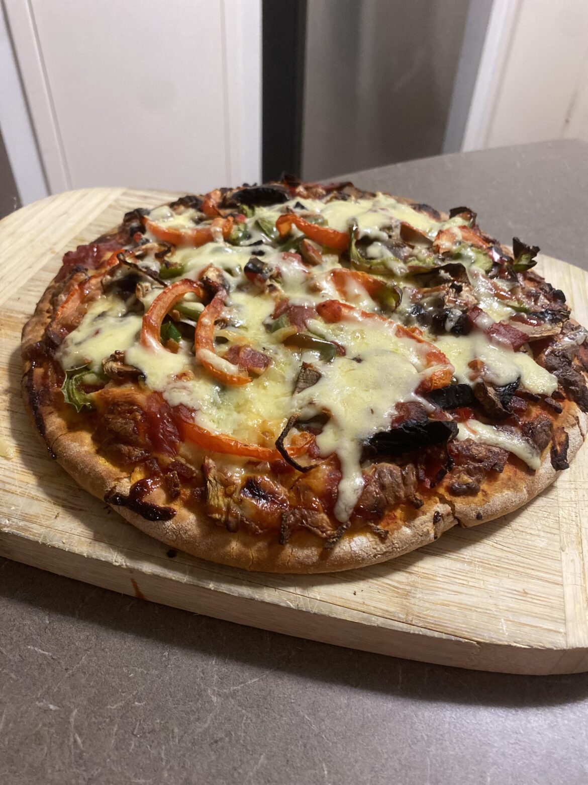 Weighed in at 1.1kg. No wonder I couldn’t finish it.