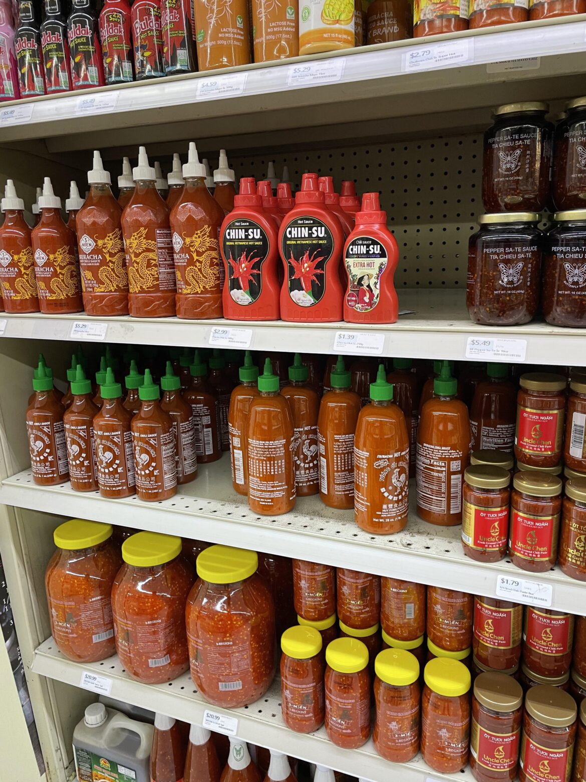Finally found a batch of Huy Fong Sriracha