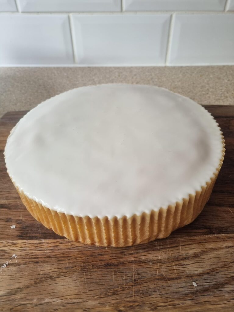I tried to replicate the iconic poundland/corner shop lemon half moon cake. Very quickly became a eclipse!