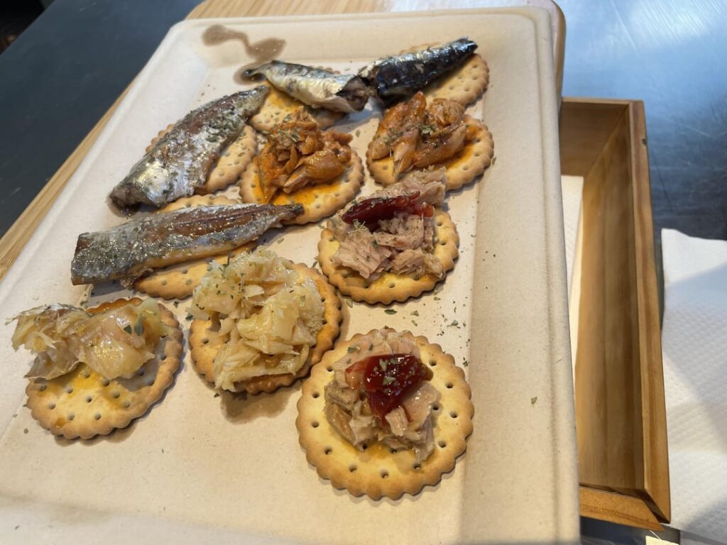 A little sampler plate in Porto!