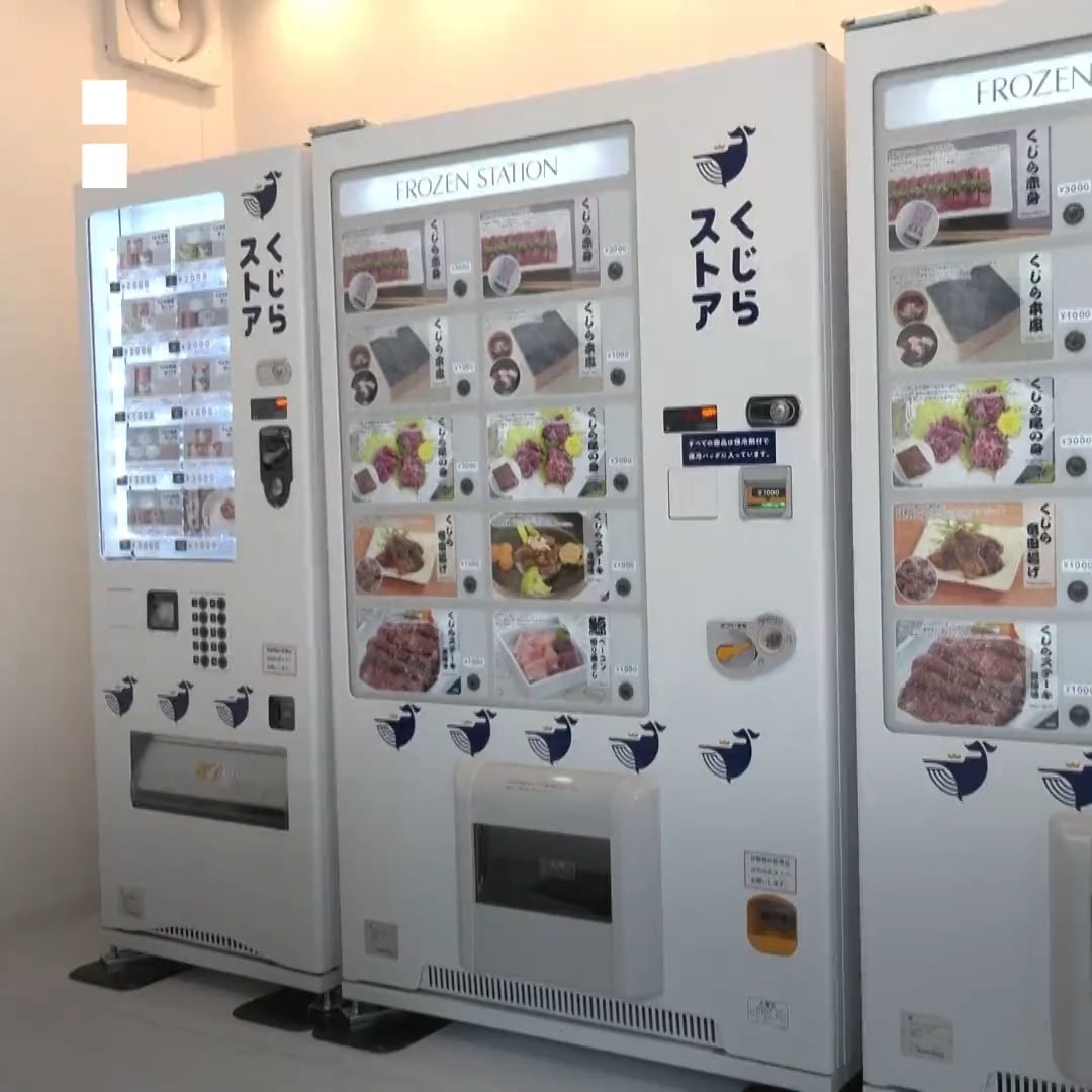 Japan’s whale meat vending machines Dining and Cooking
