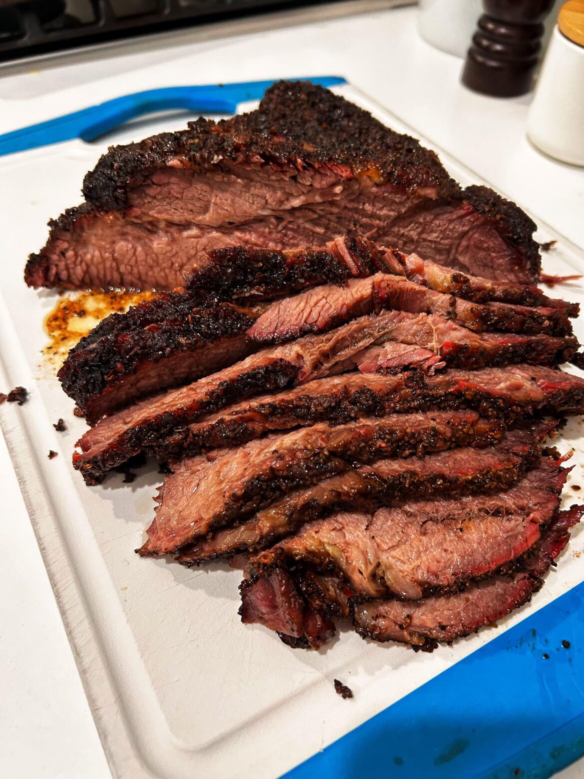 Okay, I’ll play. First brisket on the egg.