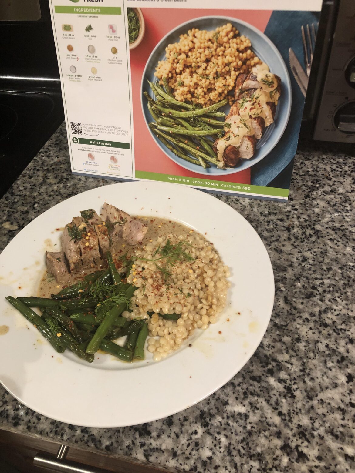 9/20/23: Creamy Dill Pork Filet