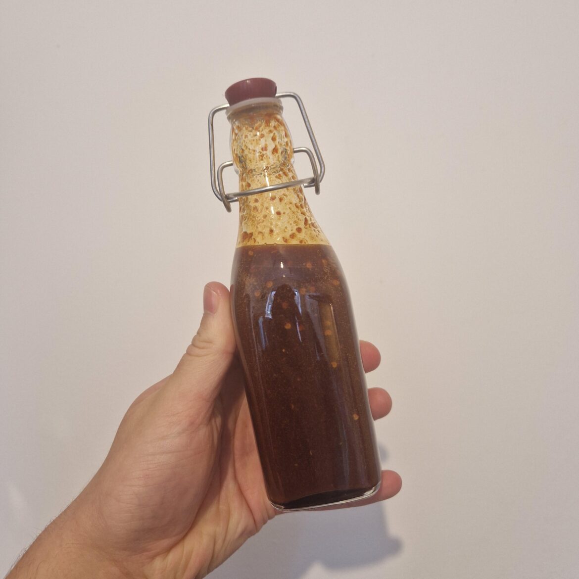 [Homemade] Honey, scotch bonnet, garlic & soy hotsauce