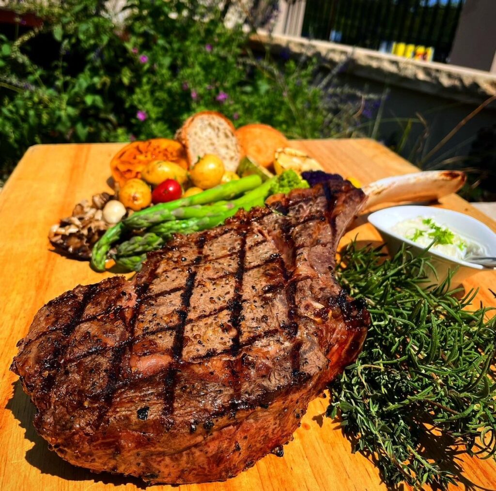 Can anyone ever get tired of a 32 oz Wagyu tomahawk steak?