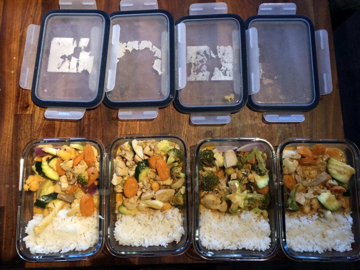 Chicken red curry for next week.