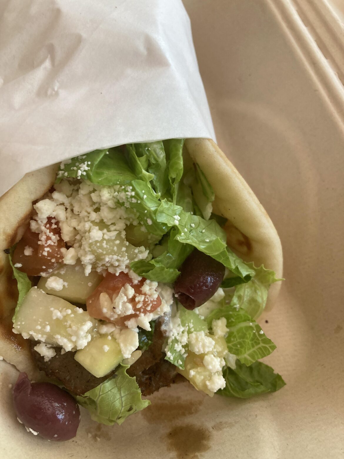 Gyro from Jerusalem Cafe