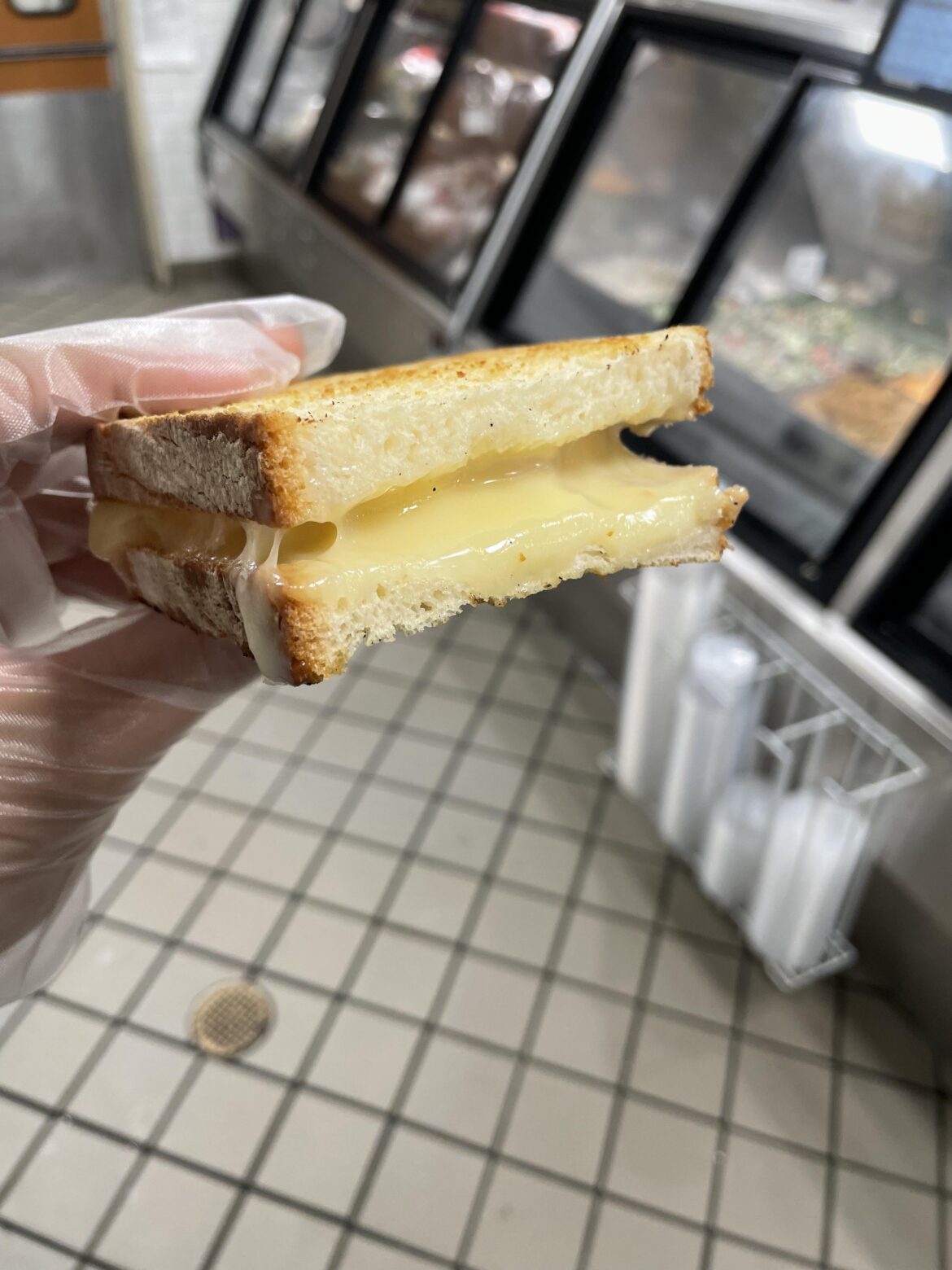 Day 5 of posting grilled cheese sandwiches until I run out of cheese types: Fontina.