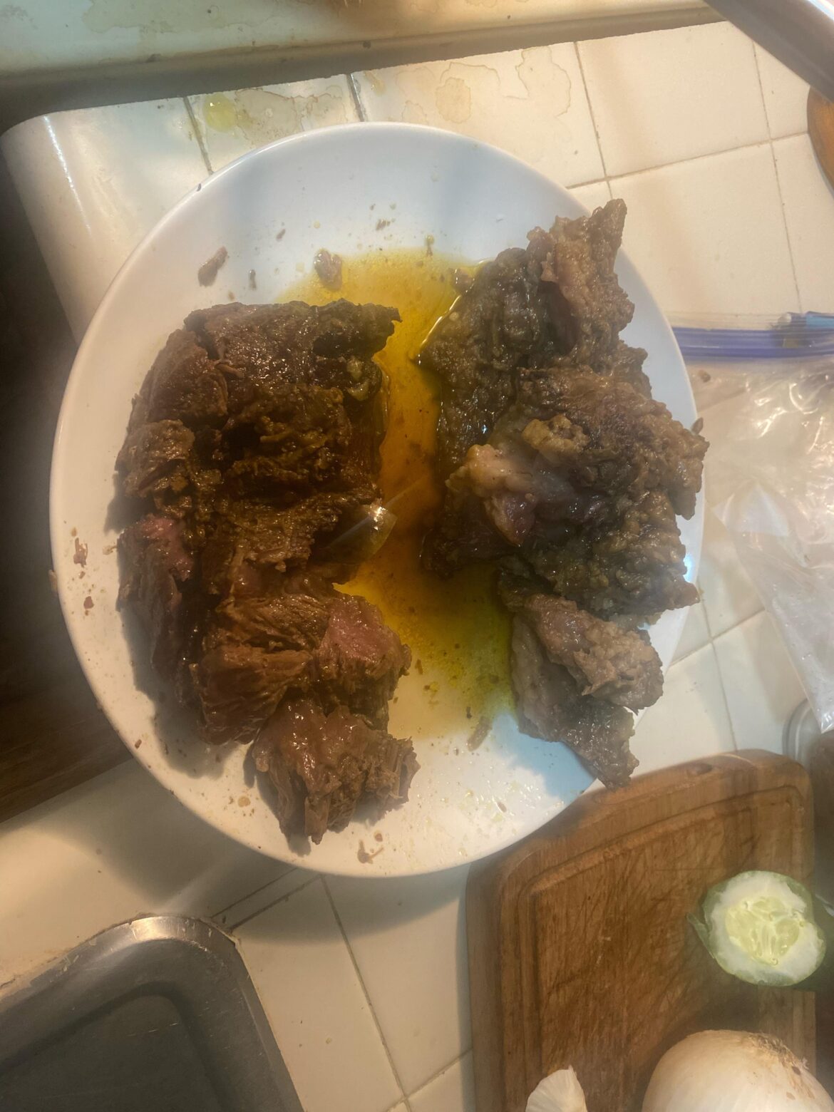 Make cheek for the first time, is this normal?