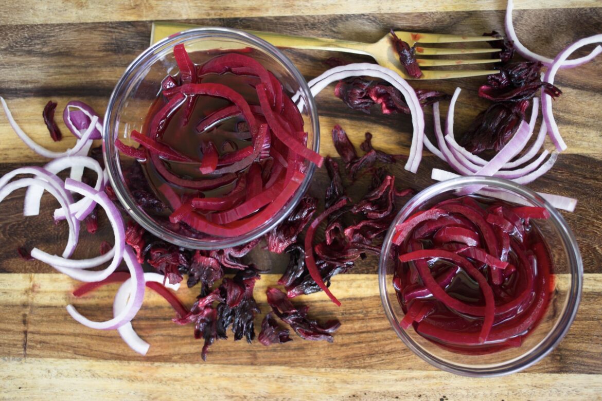 Always hearing great benefits of Hibiscus from DR Greger, including a recent podcast! I absolutely love this ‘Hibiscus Red Onion Pickle’ Flavour Bomb from Ottolenghi’s ‘Flavour’ cookbook! Super inventive fermented food, which is a great way to make Vegan/ WFPB food exciting. Always hearing great benefits of Hibiscus from DR Greger, including a recent podcast! I absolutely love this ‘Hibiscus Red Onion Pickle’ Flavour Bomb from Ottolenghi’s ‘Flavour’ cookbook! Super inventive fermented food, which is a great way to make Vegan/ WFPB food exciting.