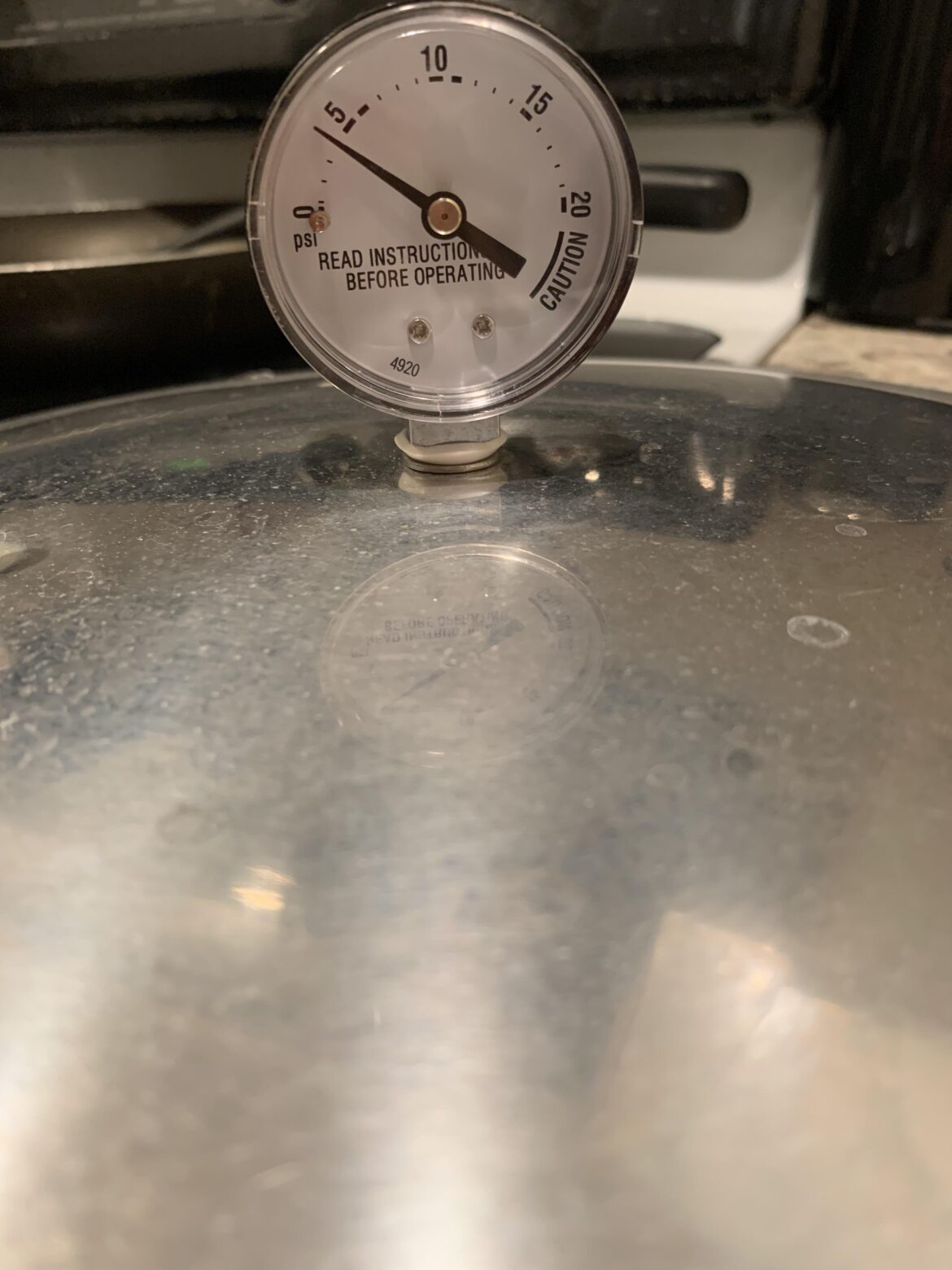 Pressure gauge not working on canner