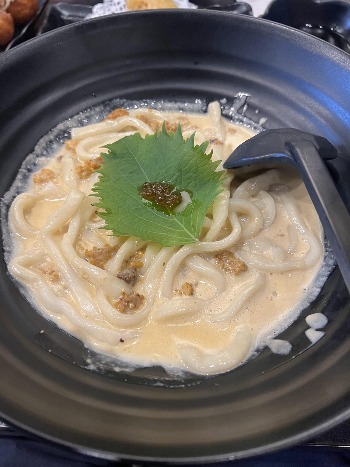 Uni Udon at Marugame Monzo