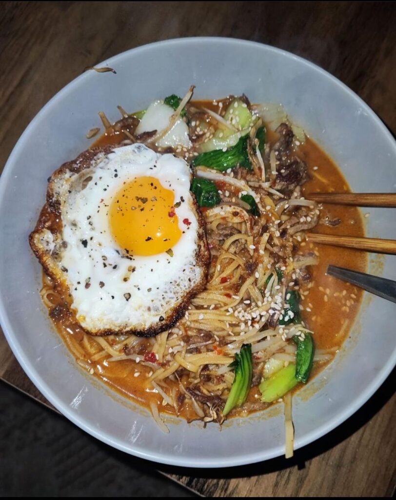 Saté, Sichuan & sesame ramen