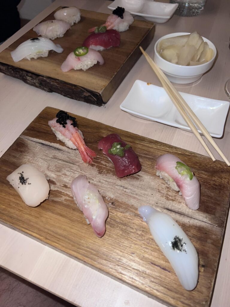 Trying to identify all of the Omakase I ate