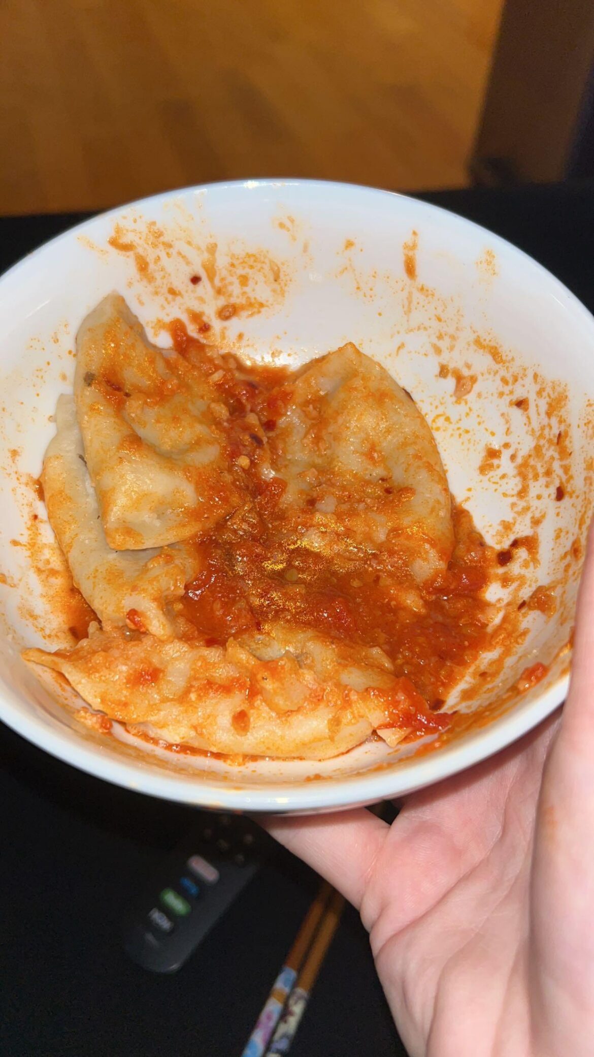 I thought these pierogis were ravioli so I boiled and sauced them. Still eating them though.