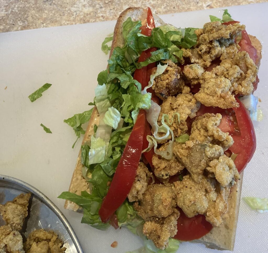 Fried Clam Po Boy