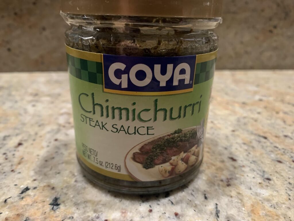 I've never eaten steak with chimichurri before and decided to give it a try. It was not good. Is it because of this brand? Should I be making it fresh?