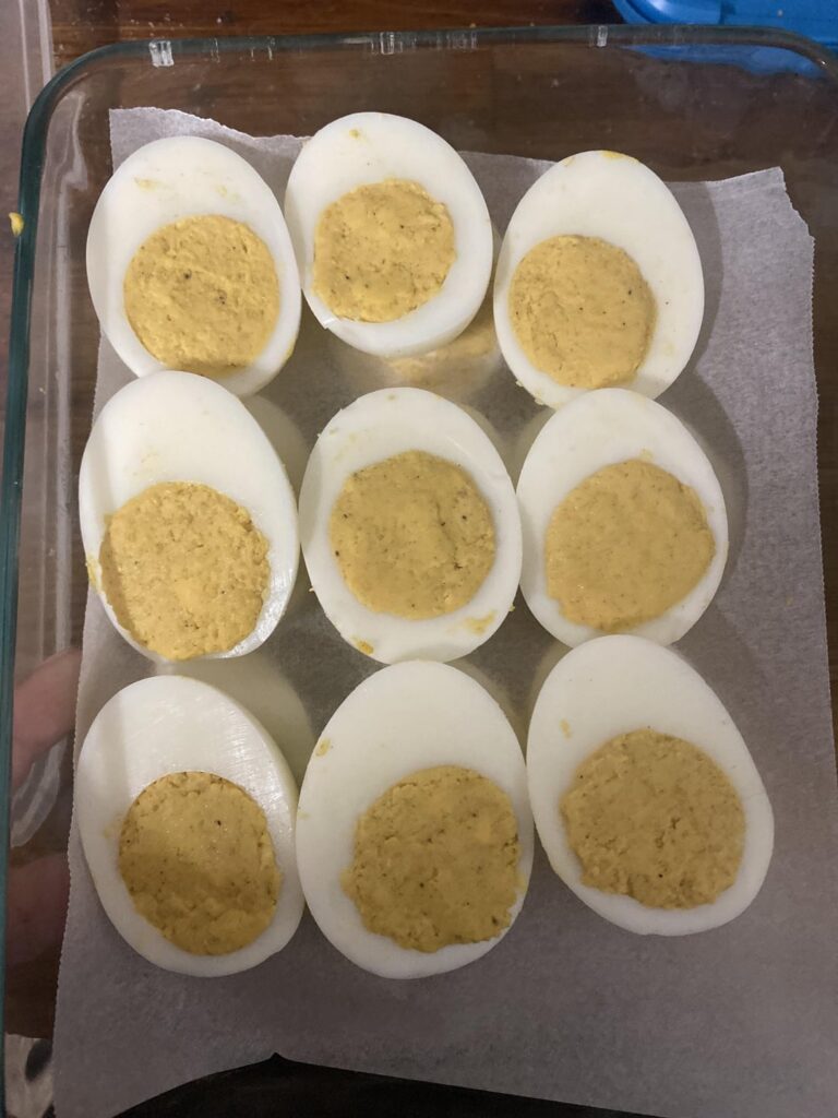 Simple deviled eggs