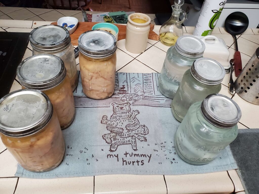 First time canning, this is pretty fun.