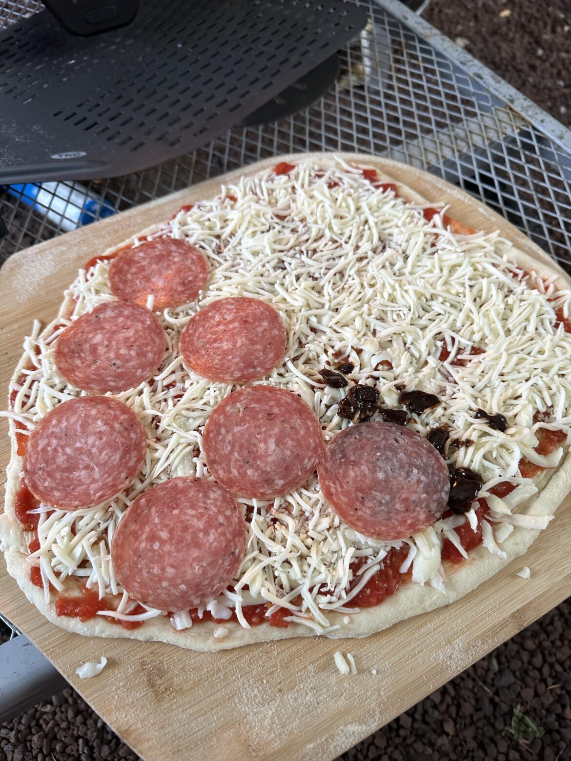 My kids love jjajangmyeon. My daughter dips Cinnamon Toast Crunch in jjajang sauce. Tonight my son wanted sauce on the pizza. I said NO. He cried. We compromised. He didn’t eat it.