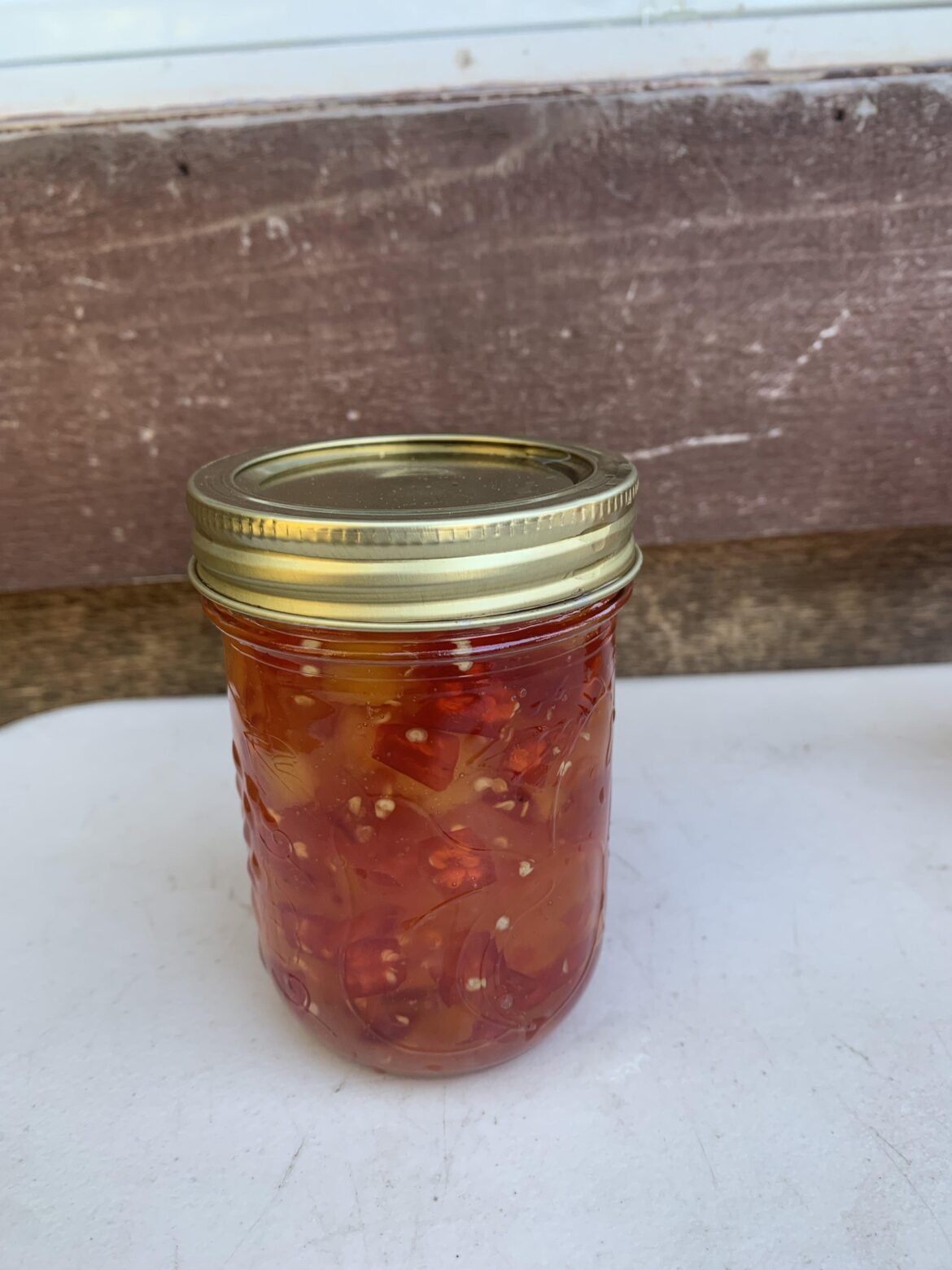 4 batches of Basket of Fire Gold Pepper Jelly 4 batches of Basket of Fire Gold Pepper Jelly