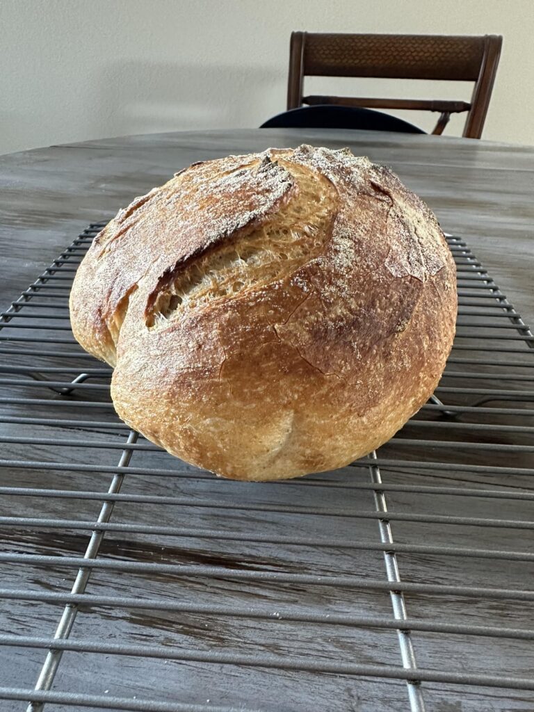 First loaf and with my own starter