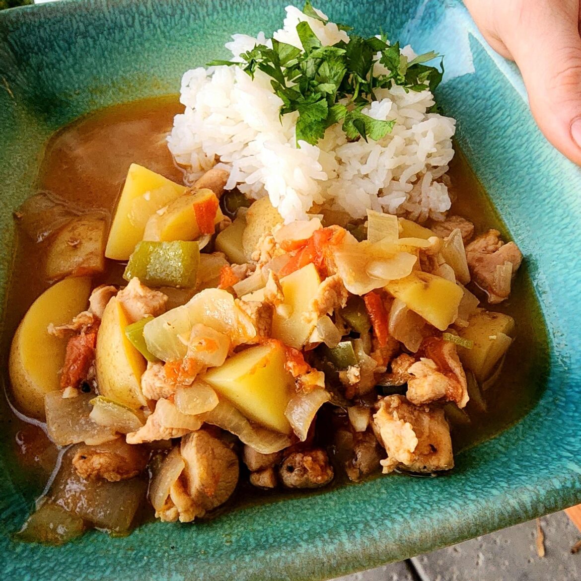 Colombian-Style Chicken Stew 8/10 (good)