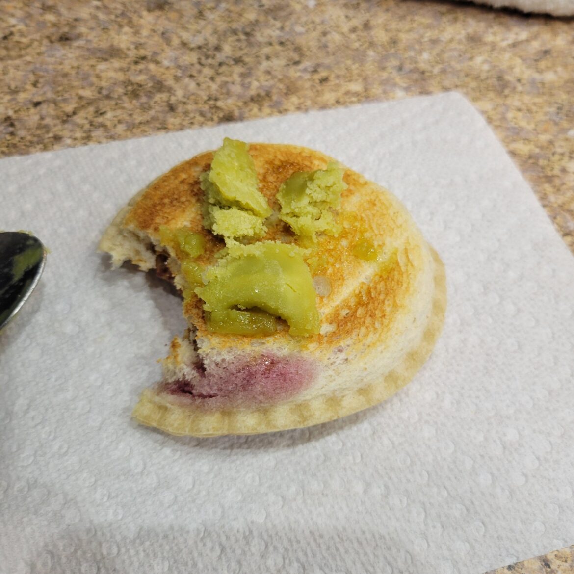 Weed butter on Toasted uncrustable