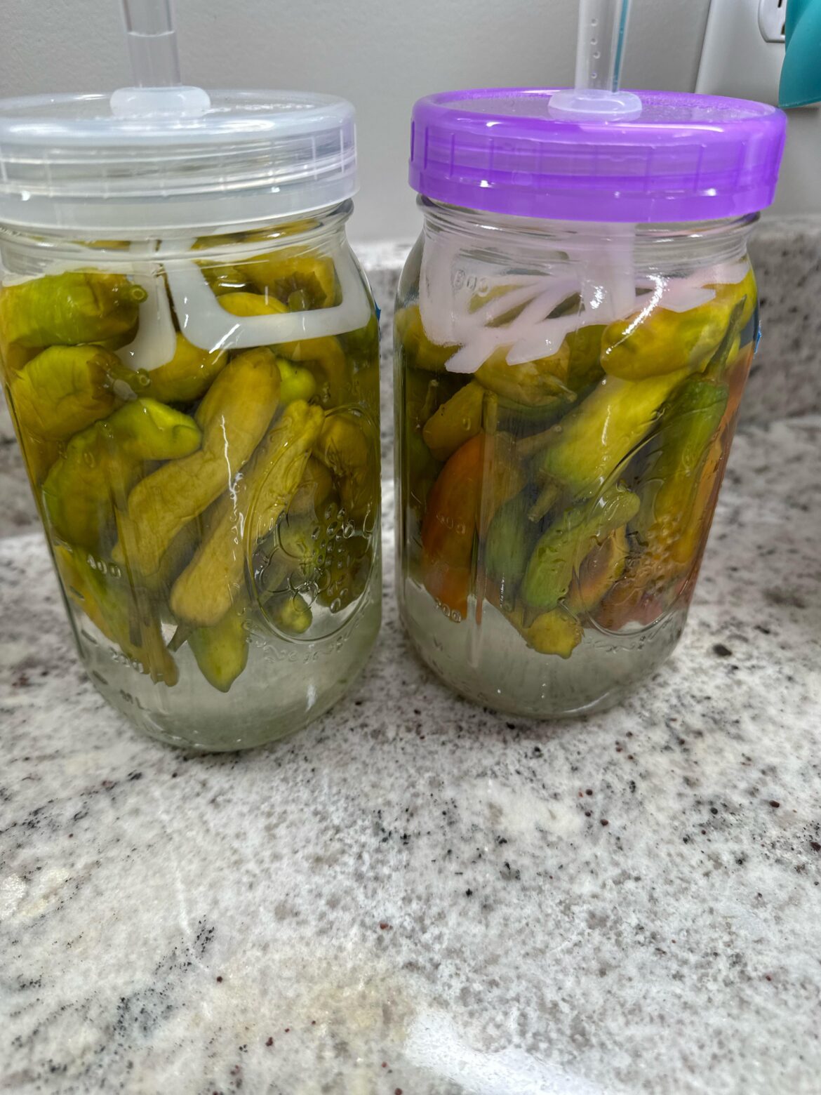 Canning fermented peppers