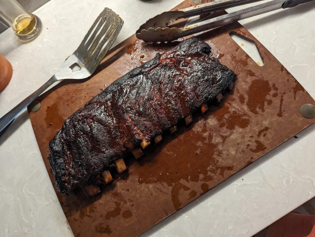 First smoking sessions with st. Louis ribs. I'd call it a success