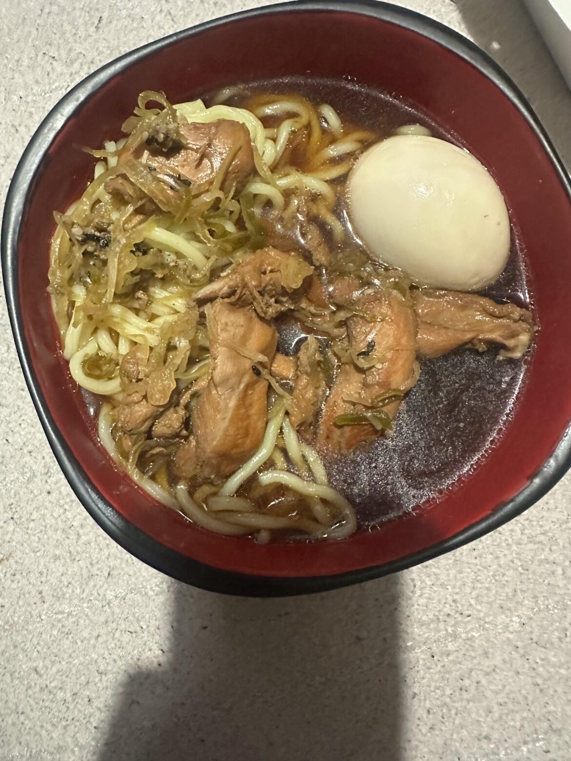 Yesterday there was homemade ramen again, my favorite food!