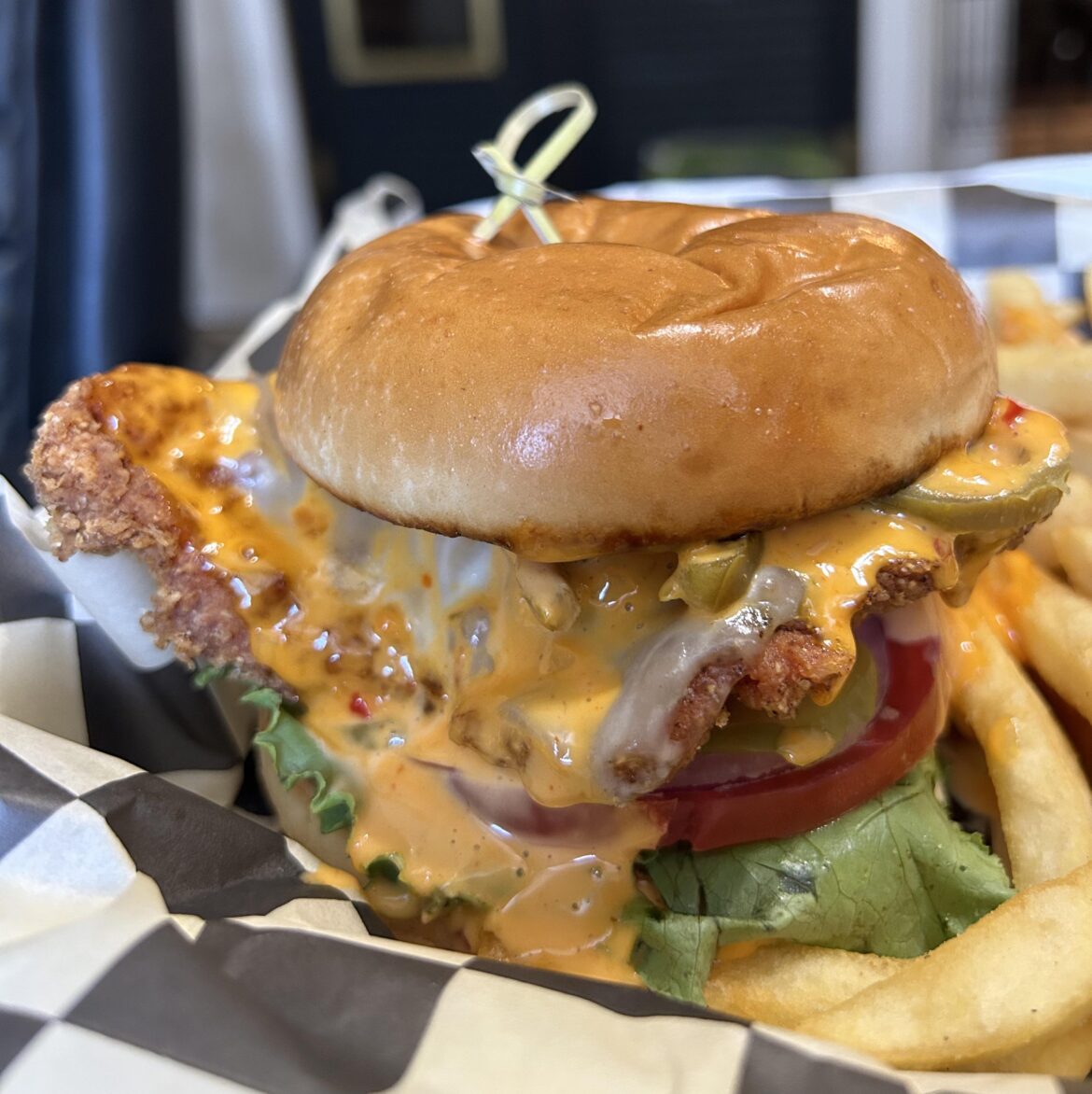 Spicy chicken sandwich