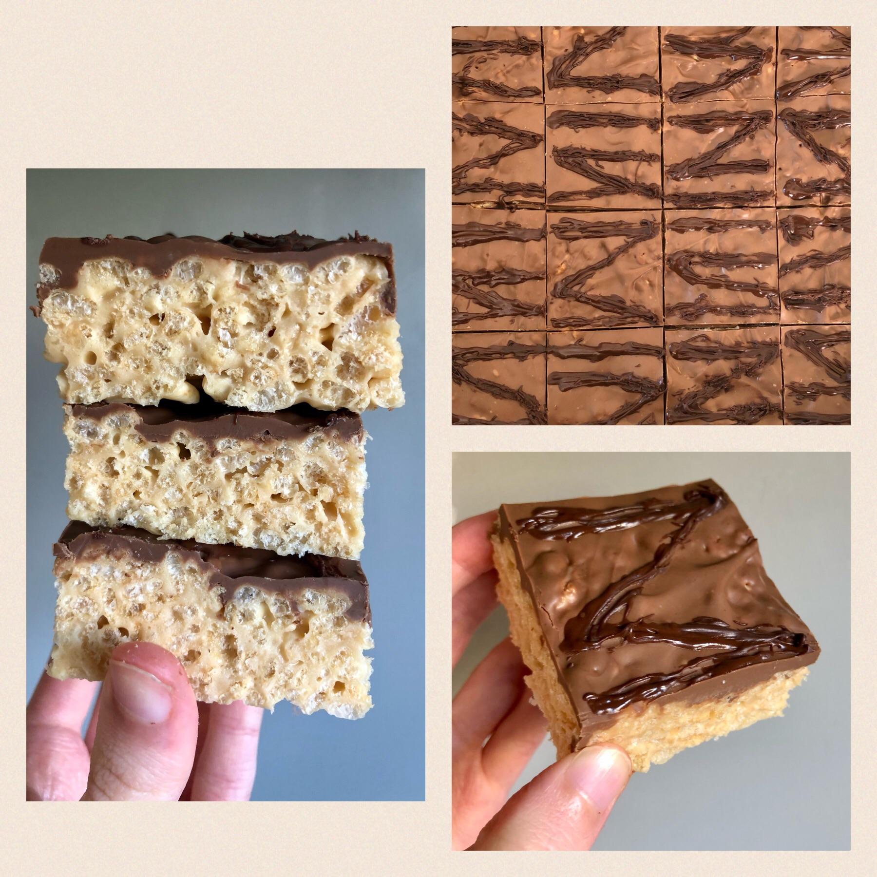 [OC] a while back I used white chocolate hazelnut spread to make a