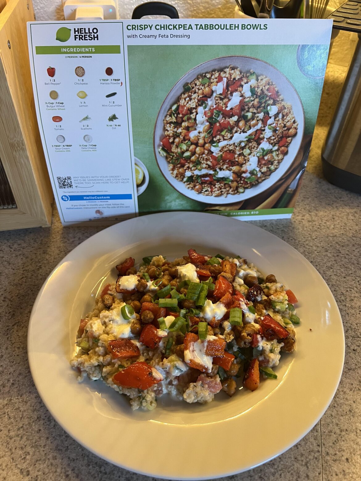 Crispy chickpea tabbouleh bowls. Loved this one ⭐️⭐️⭐️⭐️
