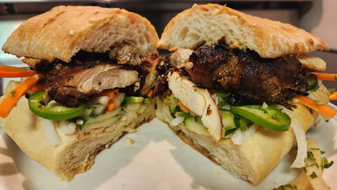 Chicken Thigh Bánh Mì [Homemade]