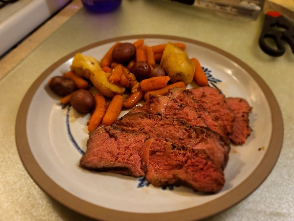 Sous vide "pot roast"