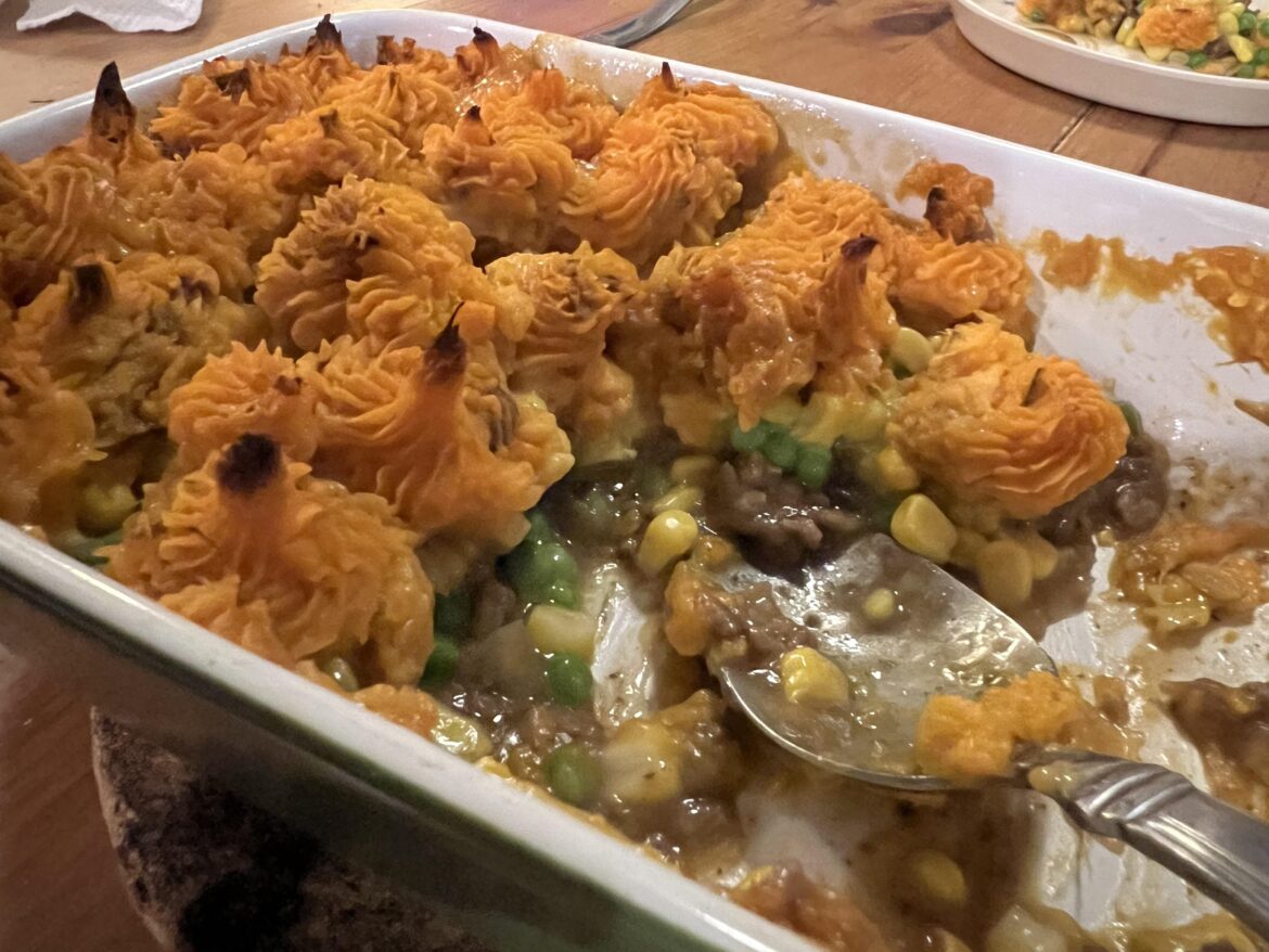 Ground Beef Week pt. 2: Sweet Potato Shepherd’s (Cottage) Pie