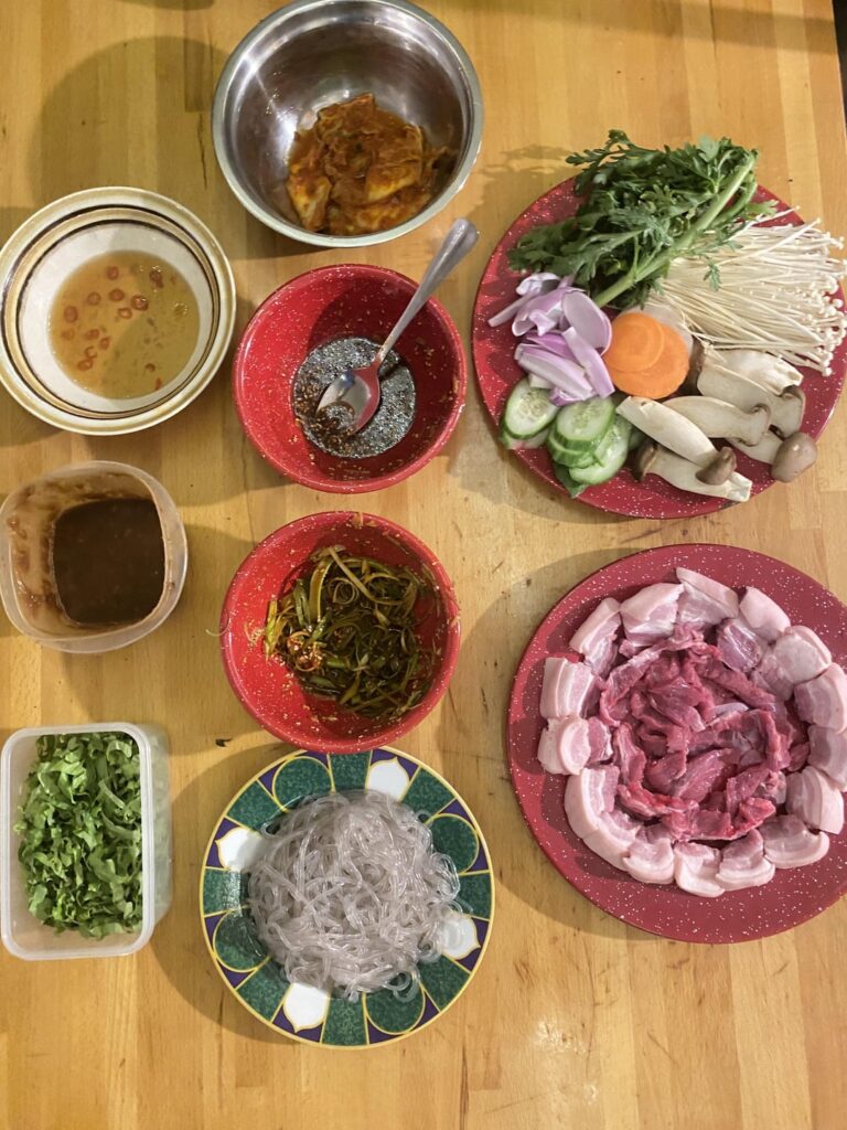 When I get the Sunday Sads I make at home ‘KBBQ’ with some of my favourites