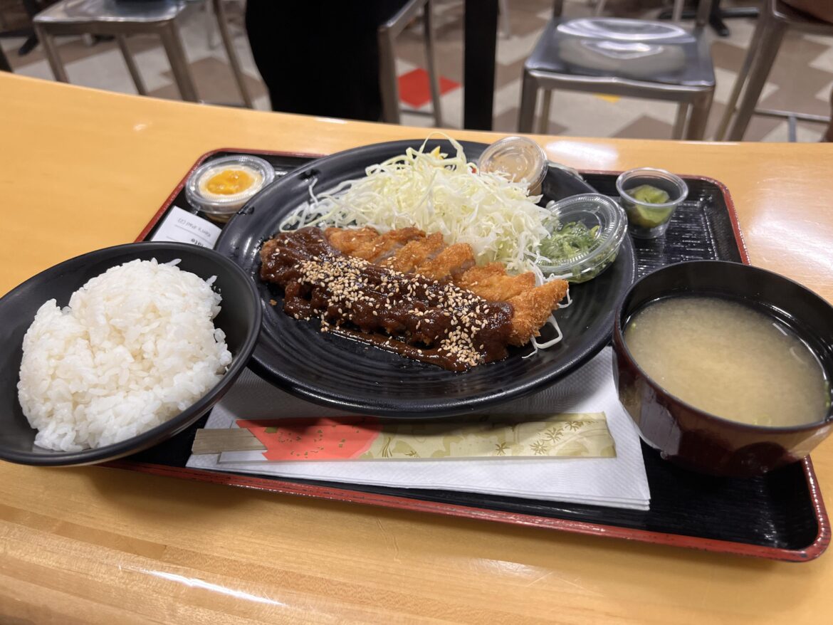 Misokatsu at Tokyo Shokudo inside the Mar Vista Mitsuwa on Centinela and Venice