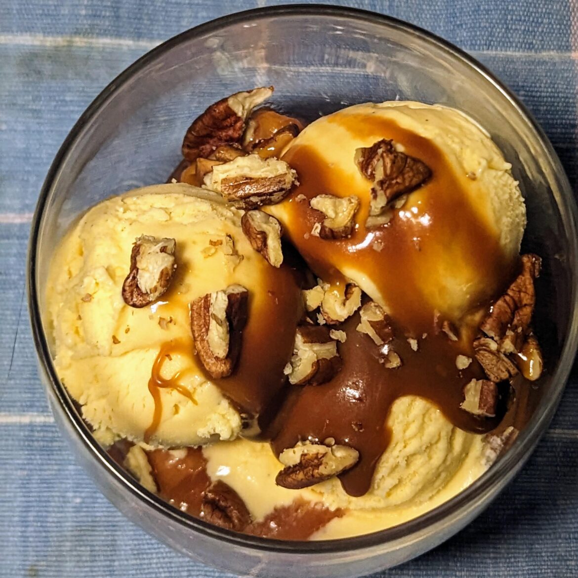 Sweet corn ice cream