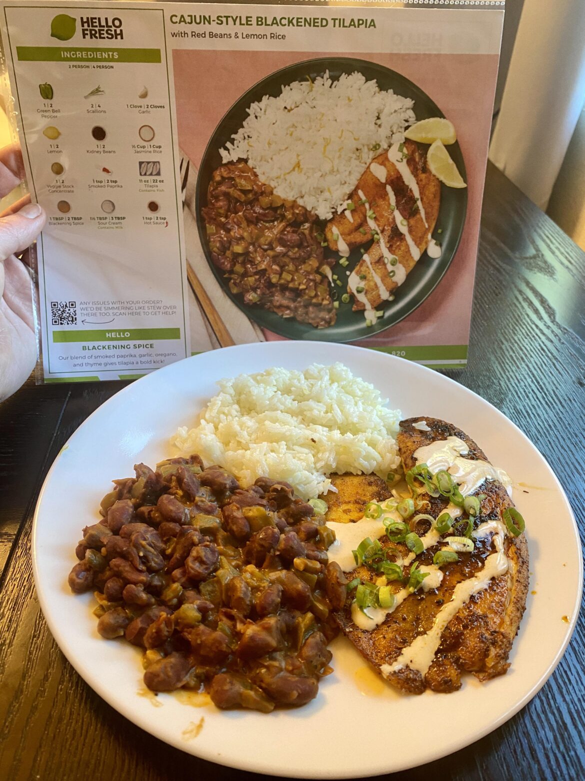 Cajun-Style Blackened Tilapia