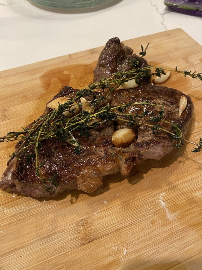 How’d I do? Fairly new to cooking steaks