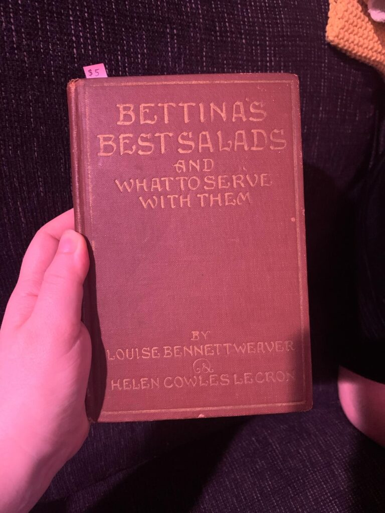 Snagged this beauty at an estate sale for $5. It came with a surprise inside! Yay Bettina!